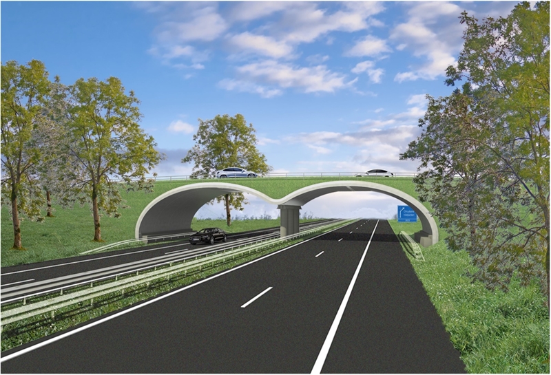 Artist impression bogenviaduct